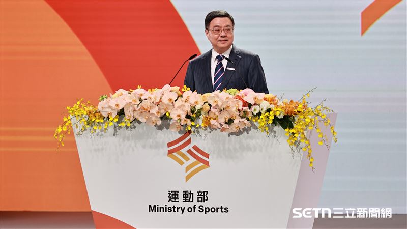 運動部正式揭牌，行政院長卓榮泰致詞。（圖／記者劉彥池攝影）