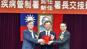 羅一鈞（右）新任疾管署長。（圖／記者簡浩正攝影）