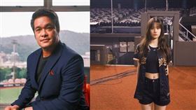 (左)林智勝(右)林智勝女兒，兩人十分像。（圖／翻攝自IG @linnnn.7100、@ngayaw_ake帳號）
