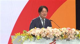 總統賴清德出席「運動部揭牌暨部長布達典禮」。（圖／翻攝畫面）