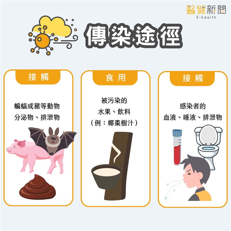 一鍵看懂｜人畜共通「立百病毒」是什麼？ 致死率達75％、潛伏期、症狀一次看懂！（圖／醫健新聞網提供）