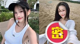  蔡瑞雪近日在限動曬出超犯規比基尼影片。（組合圖／翻攝自snowbabyq IG）