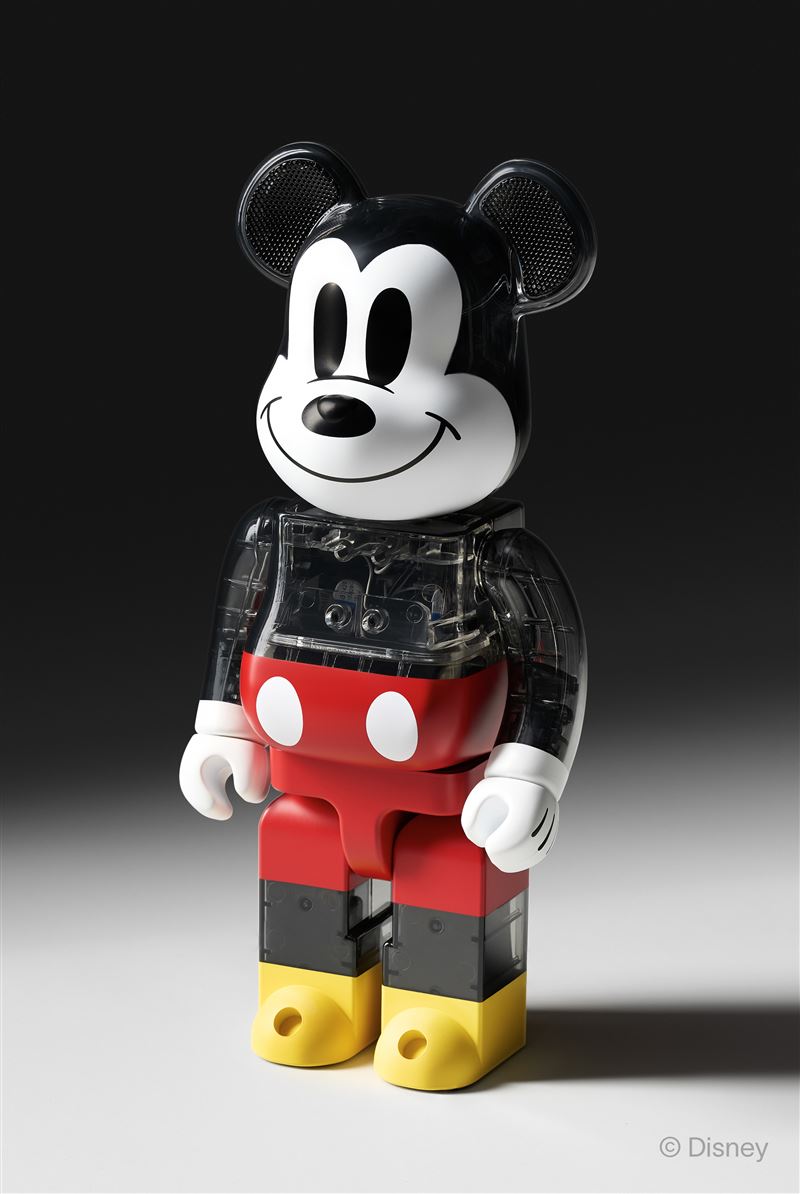 BE@RBRICK AUDIO米奇藍牙音響最長可連續播放6小時。(圖/品牌業者提供)