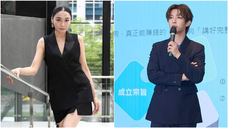 炎亞綸（右）被問關於江祖平爆料的看法。（圖／大浪娛樂提供）