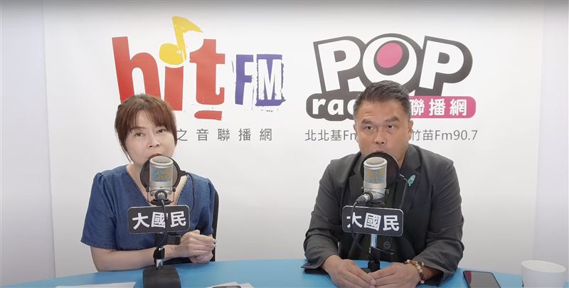 黃國昌缺席錢怡君專訪，改由張志豪代打。（圖／翻攝自POP radio YT）