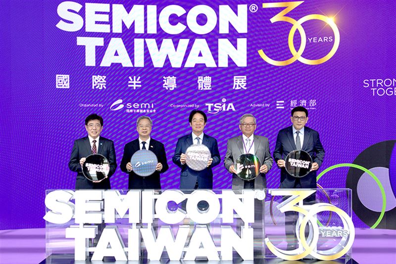 總統賴清德表示，今年國際半導體展30週年盛況空前，在此熱烈歡迎國際貴賓來到台灣共聚一堂，讓半導體產業夥伴關係更加緊密。（圖／SEMI提供）