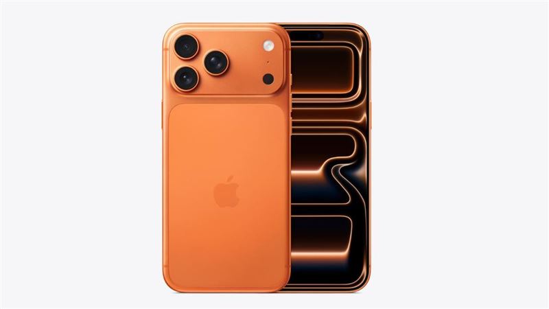 iPhone 17系列新機即將於今日開賣，其中最受歡迎的顏色為「宇宙橙」。（圖／翻攝自蘋果官網）