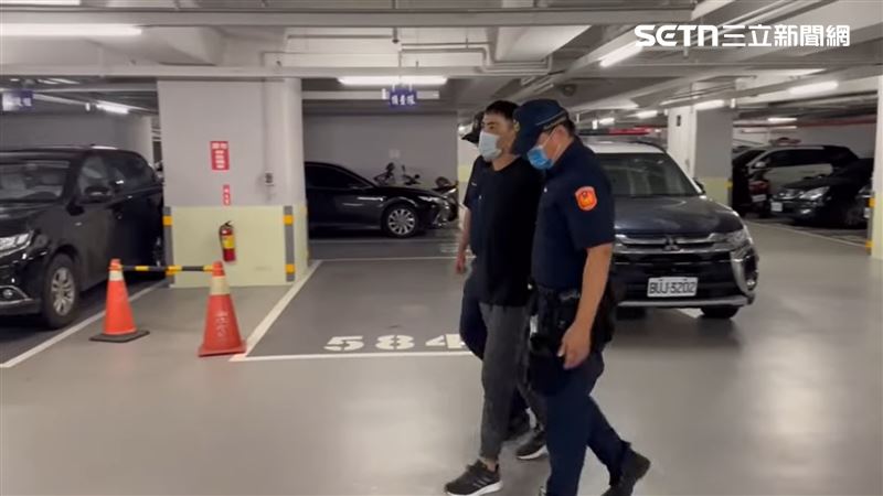 李男疑似「缺錢買毒」勒索律師不成,竟持開山刀狠砍。(圖/翻攝畫面)