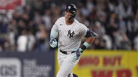 賈吉（Aaron Judge）本季44轟是他生涯第359轟，排名洋基隊史第5。（圖／美聯社／達志影像）