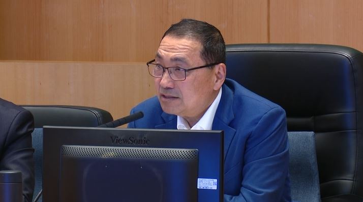 侯友宜主持新北市政會議。（圖／翻攝畫面）
