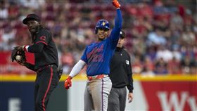 索托（Juan Soto）用盜壘進入30轟30盜俱樂部。（圖／美聯社／達志影像）