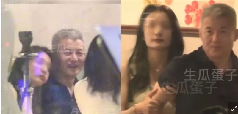 孟桐跟年輕女子互動親密影片曝光。（圖／翻攝自微博）