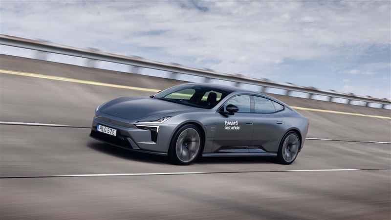 Polestar 5支援 800V架構與350kW快充，僅需22分鐘就能從10%充到80%。（翻攝Polestar網站）