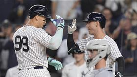 賈吉（Aaron Judge）、貝林傑（Cody Bellinger）同場開轟。（圖／美聯社／達志影像）
