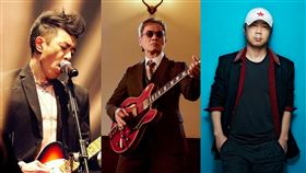 三地傳奇強強聯手！羅大佑攜手黃貫中、崔健合體開唱。（圖／杭州煜禾演藝經紀有限公司）