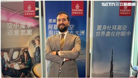  阿聯酋航台灣總經理Nasser Bahlooq。（圖／記者李育道攝影）
