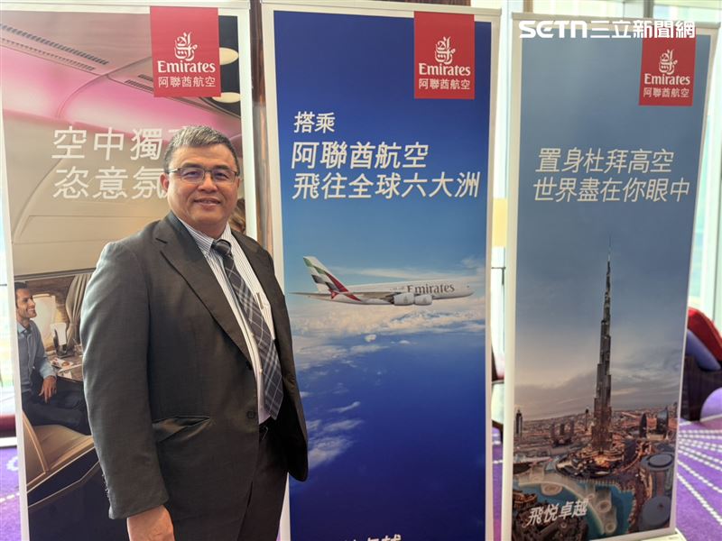 針對阿提哈德航空影響,台灣貨運經理林曉峰指出,阿聯酋為晚間航班,與阿提哈德班次的起飛時間形成互補,讓產業供應鏈更具彈性。(圖/記者李育道攝影)