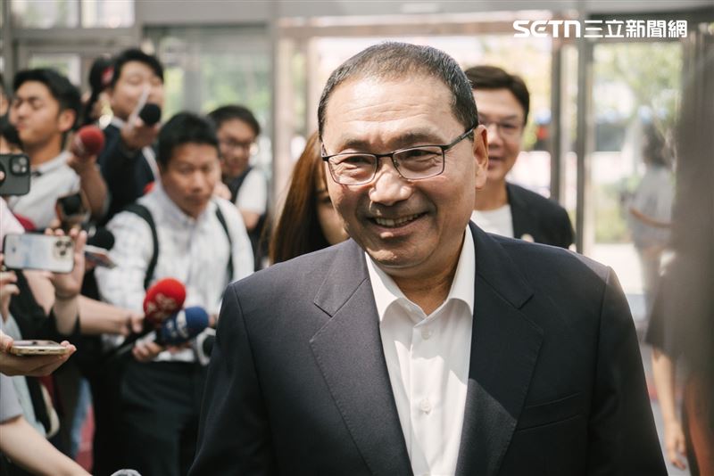 面對財劃法爭議，新北市長侯友宜說「中央跟地方一定要共同攜手來面對」。（圖／記者楊士誼攝影）