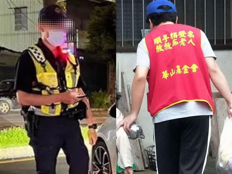 社工助警專生父葬禮全額費用，４年後吃宵夜被盯上，竟是受助少年成交警當街認恩人。（圖／陳鵬翔提供、資料照）