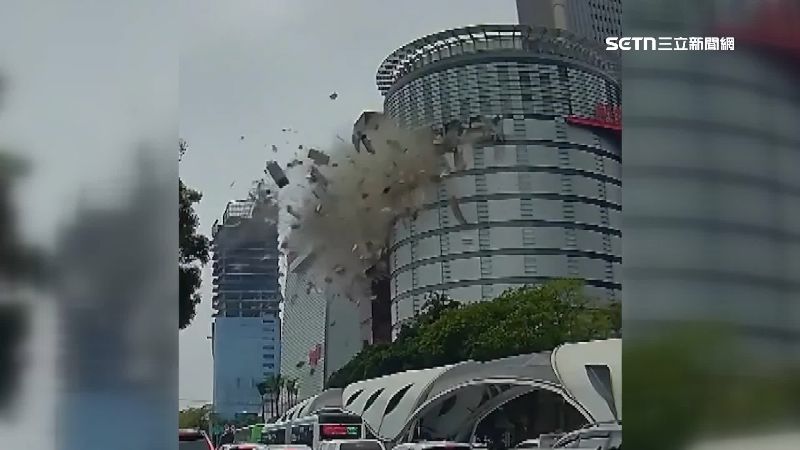 2月13日,台中新光三越驚天一爆