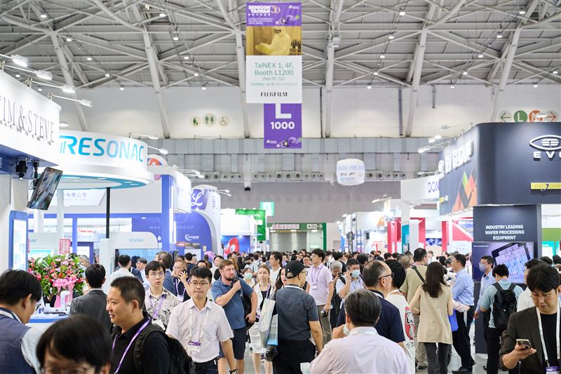 SEMICON Taiwan 2025國際半導體展展區。（圖／SEMI提供）