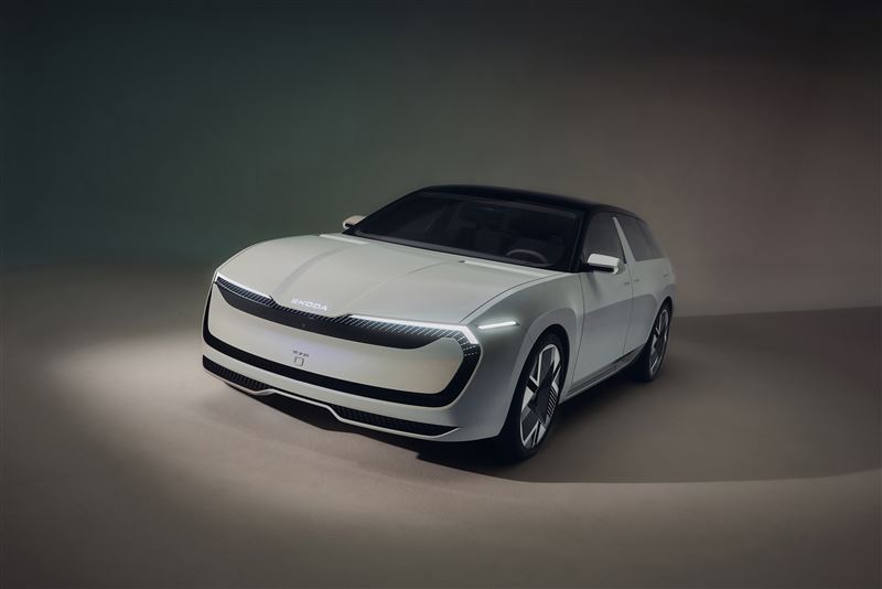 全新概念車Vision O直接把「旅行車」搬上電動藍圖。（圖／翻攝&Scaron;koda網站）