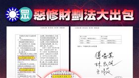 惡修財劃法大出包，民進黨貼出證據，指出12月20日表決當天才提出「再修正動議」。（圖／翻攝自民主進步黨臉書）