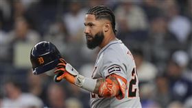 托瑞斯（Gleyber Torres）對前東家洋基單場3打點。（圖／美聯社／達志影像）