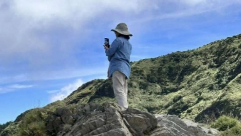 武嶺驚見藍衣小飛俠？大媽1動作險成亡美