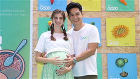 祖雄和佳娜今天出席活動。（圖／記者鄭孟晃攝影）