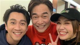 Lulu（右起）、吳宗憲、陳漢典。（圖／翻攝自臉書）