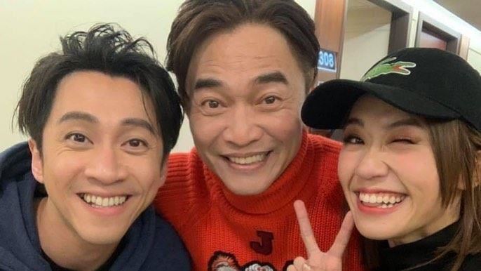 陳漢典（左起）、吳宗憲、Lulu主持《綜藝大熱門》有著好交情。（圖／翻攝自臉書）