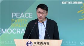 陸委會副主委兼發言人梁文傑。（圖／翻攝畫面）