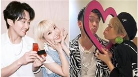 主持人陳漢典、Lulu黃路梓茵今（11日）一起在社群上震撼宣布喜訊，引起高度討論。（翻攝自Lulu臉書／綜藝大熱門IG））