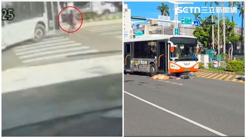 公車吞單車婦奪命畫面曝　8旬老伴悲認屍
