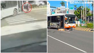 公車吞單車婦奪命畫面曝　8旬老伴悲認屍