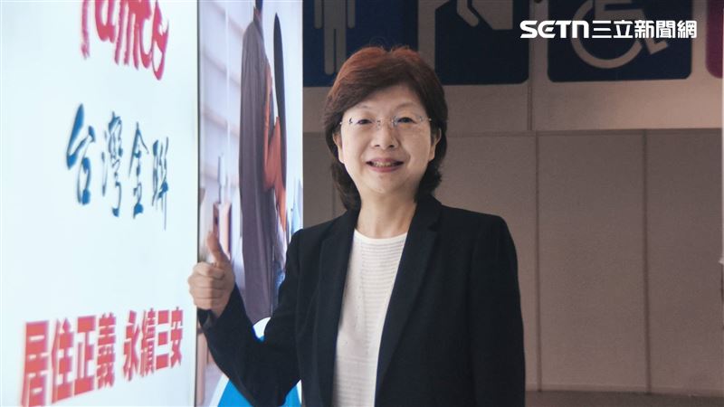 宮文萍表示，台灣金聯將參與公辦都更投標，包租代管則配合政府政策，如近期政策廣推婚育宅，就是優先服務對象。（圖／記者陳韋帆攝影）