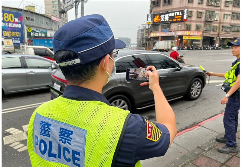 憑藉AI助攻，土城分局維護交通安全成效顯著。（圖／翻攝畫面）