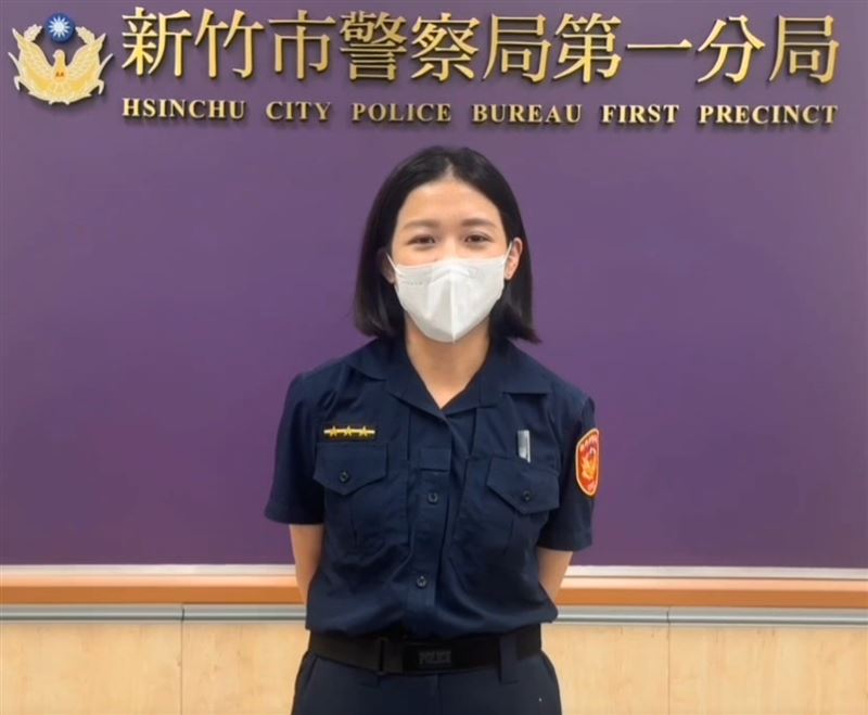 西門派出所女警劉宛蒨主動關懷，發現李婦一家人的困境。（圖／翻攝畫面）