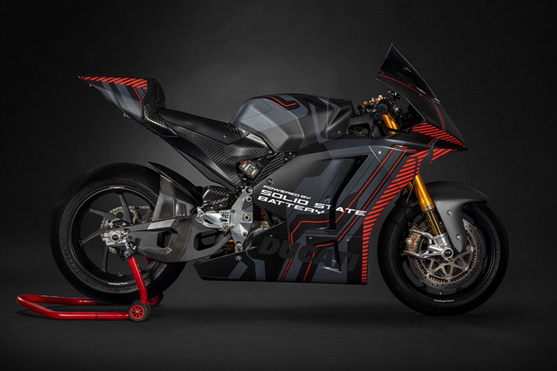 Ducati 21L MotoE賽車接下來會積極測試固態電池。（圖／翻攝Ducati網站）