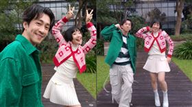 Lulu（右）與陳漢典（左），宣佈從好戰友正式升格為夫妻。（圖／翻攝自陳漢典IG）