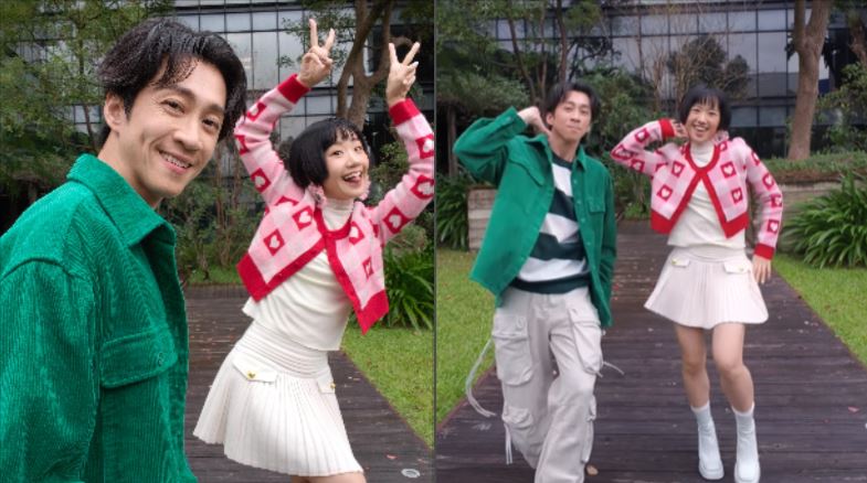 Lulu（右）與陳漢典（左），宣佈從好戰友正式升格為夫妻。（圖／翻攝自陳漢典IG）