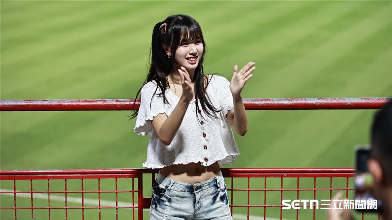 Fubon Angels Mini成員許芸。（圖／記者劉彥池攝影）