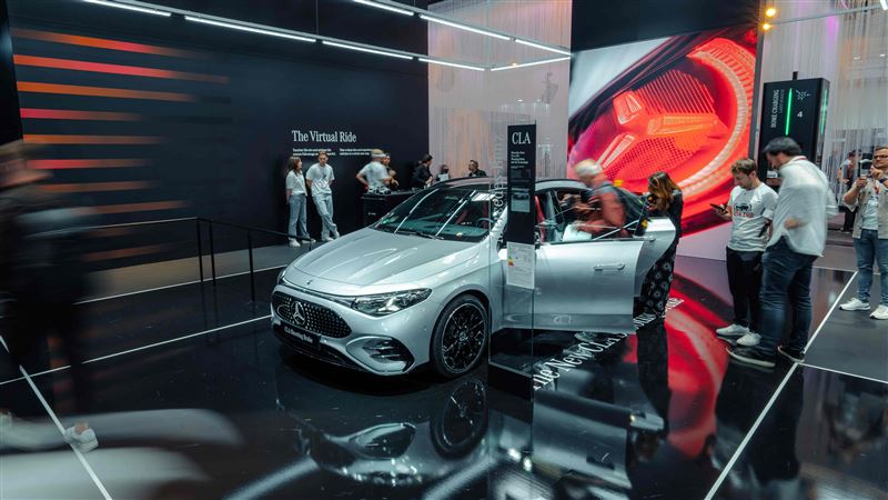 首款搭載MB.OS系統的全新CLA家族。（圖／Mercedes-Benz提供）