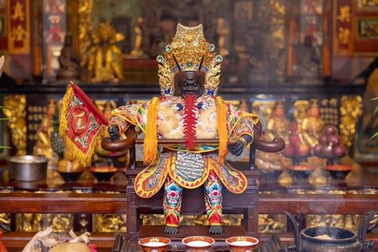 大士爺神像。（圖／三立新聞網）