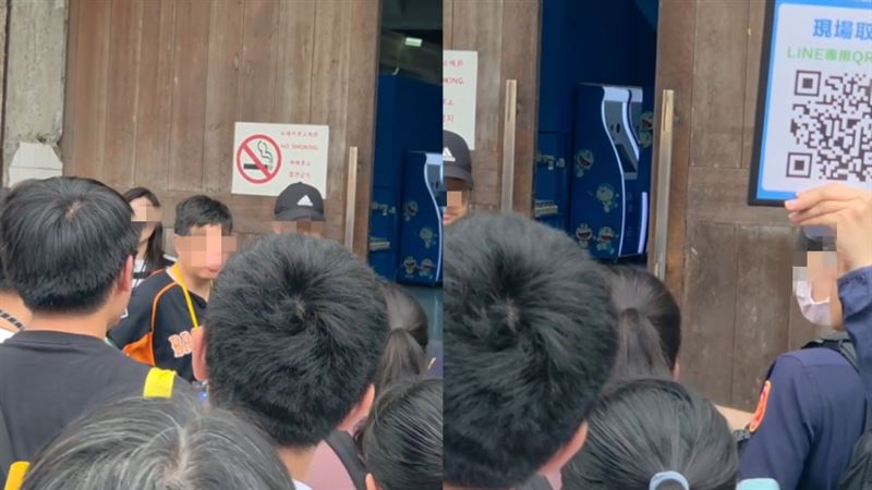 哆啦A夢展補貨日爆出插隊爭議。（圖／vickyguu1008授權提供）