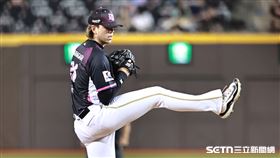 中職36年例行賽，樂天桃猿先發投手凱樂。（圖／記者劉彥池攝影）