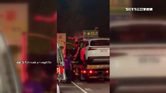 女噴三字經　不甘車被拖吊大鬧西螺休息站