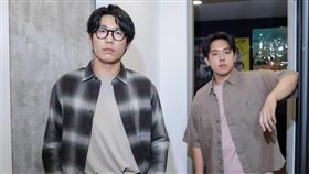 「Theseus 忒修斯」劉正、翔煜接受《三立新聞網》專訪。（圖／記者鄭孟晃攝影）