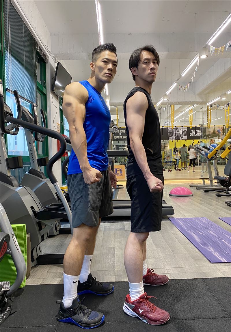 陳漢典也是浩克爸爸的健身課學生。（圖／我在娛樂提供）